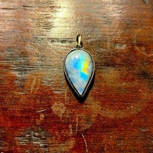 Vintage Sterling Moonstone Pendant